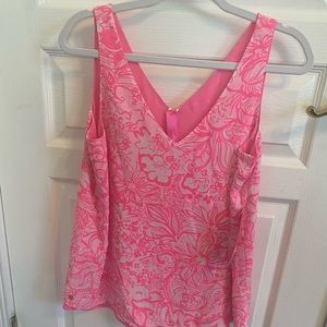NWT lilly pulitzer florin sleeveless v neck tank size small